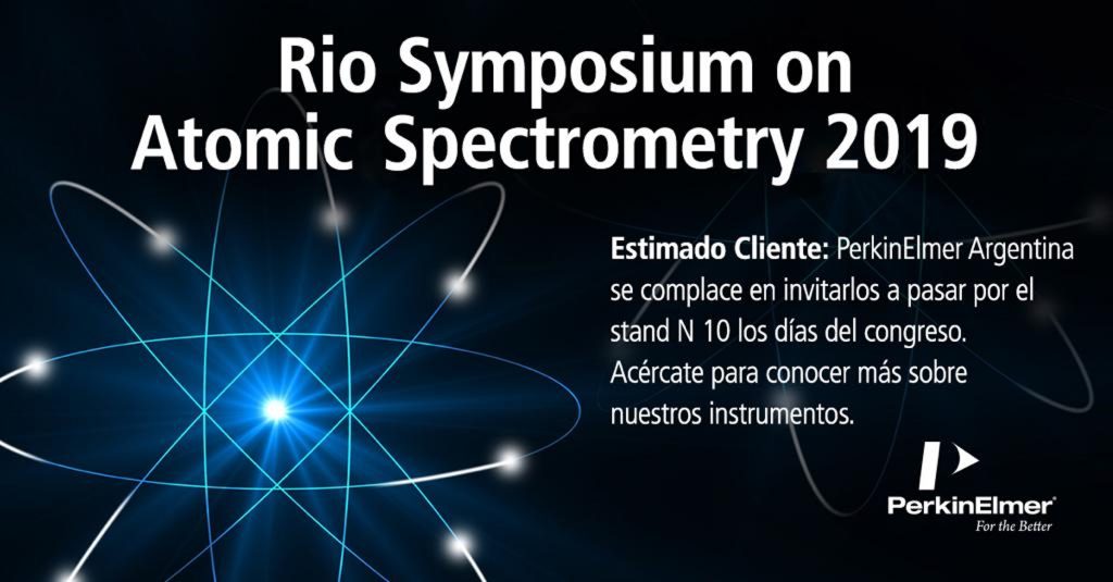 ¡TE ESPERAMOS! RIO SYMPOSIUM DE ABSORCIÓN ATÓMICA Perkinelmer Argentina